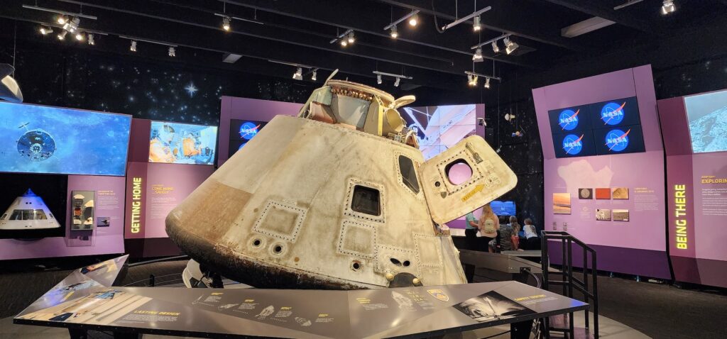 John Glenn NASA exhibit explores American space travel at the Great Lakes Science Center.
