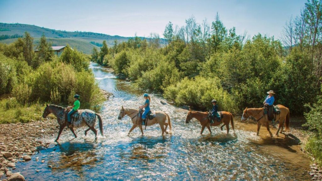 Horseback riding at C Lazy U Ranch (Photo: C Lazy U Ranch)