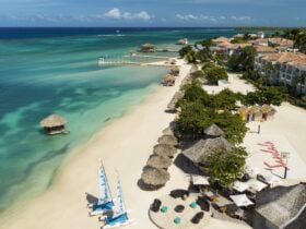 aerial view of Sandals Montego Bay