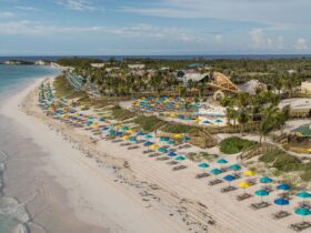 Aerial view of Disney Lookout Cay at Lighouse Point (Photo: Disney Cruise Line)