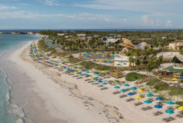 Aerial view of Disney Lookout Cay at Lighouse Point (Photo: Disney Cruise Line)