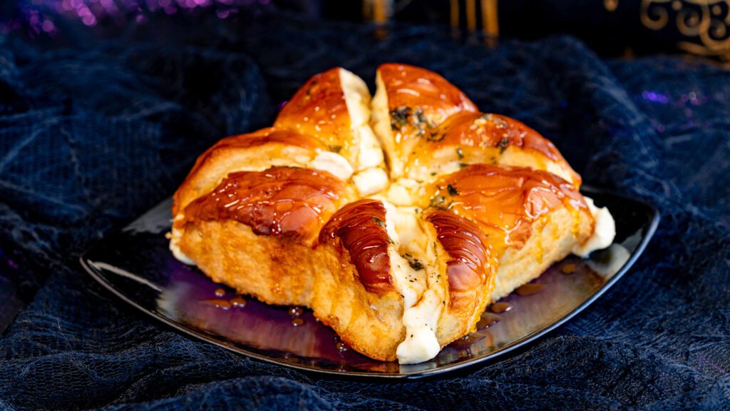 Bread with garlic cream cheese at Disneyland