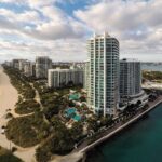 aerial view of Miami's Ritz-Carlton Bal Harbour resort