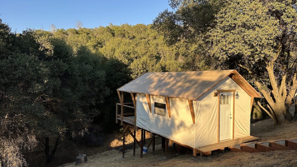 tent at Wildhaven Yosemite