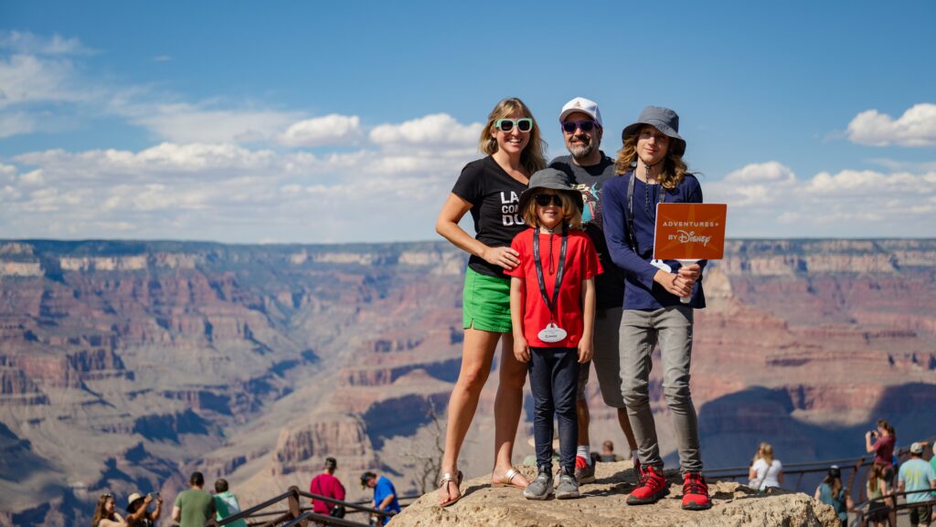 My family at the Grand Canyon. (Photo: Adventures by Disney)