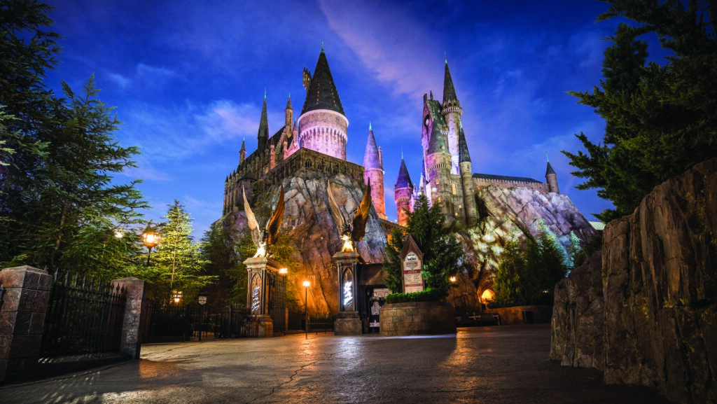 Hogwarts Castle at Night