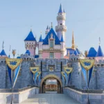 Disneyland's Sleeping Beauty Castle at the end of Main Street, U.S.A.