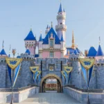 Disneyland's Sleeping Beauty Castle at the end of Main Street, U.S.A.
