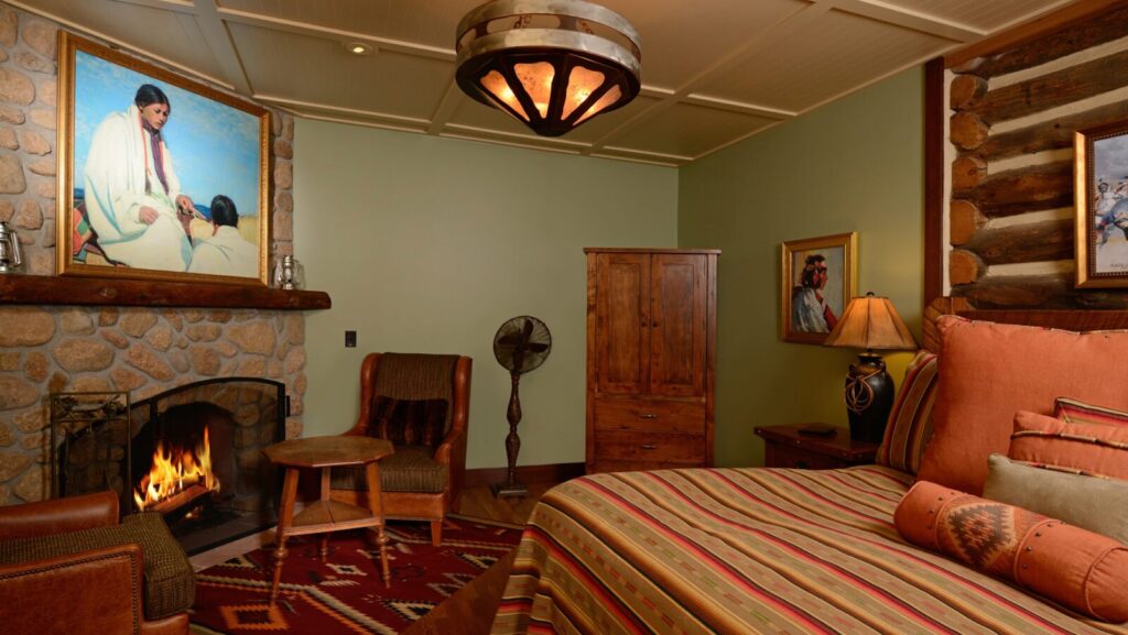 Interior of a room at the Ranch at Emerald Valley