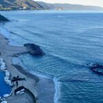 view from the tower at Hilton Vallarta Riveria All-Inclusive Resort with resort and bay in view