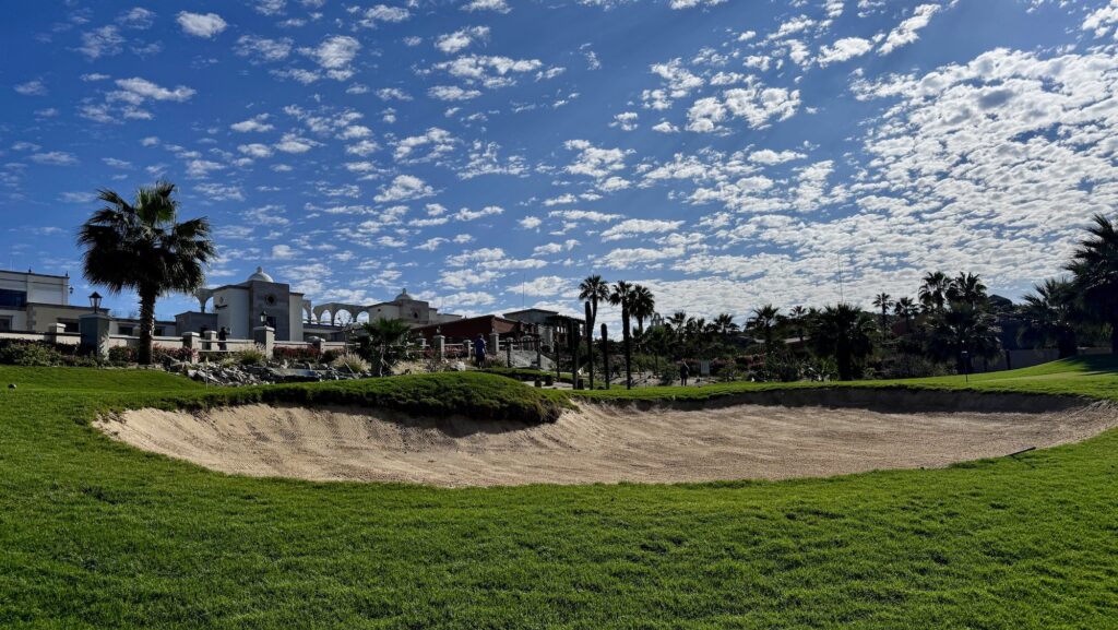 the putting green at Hacienda Encantada