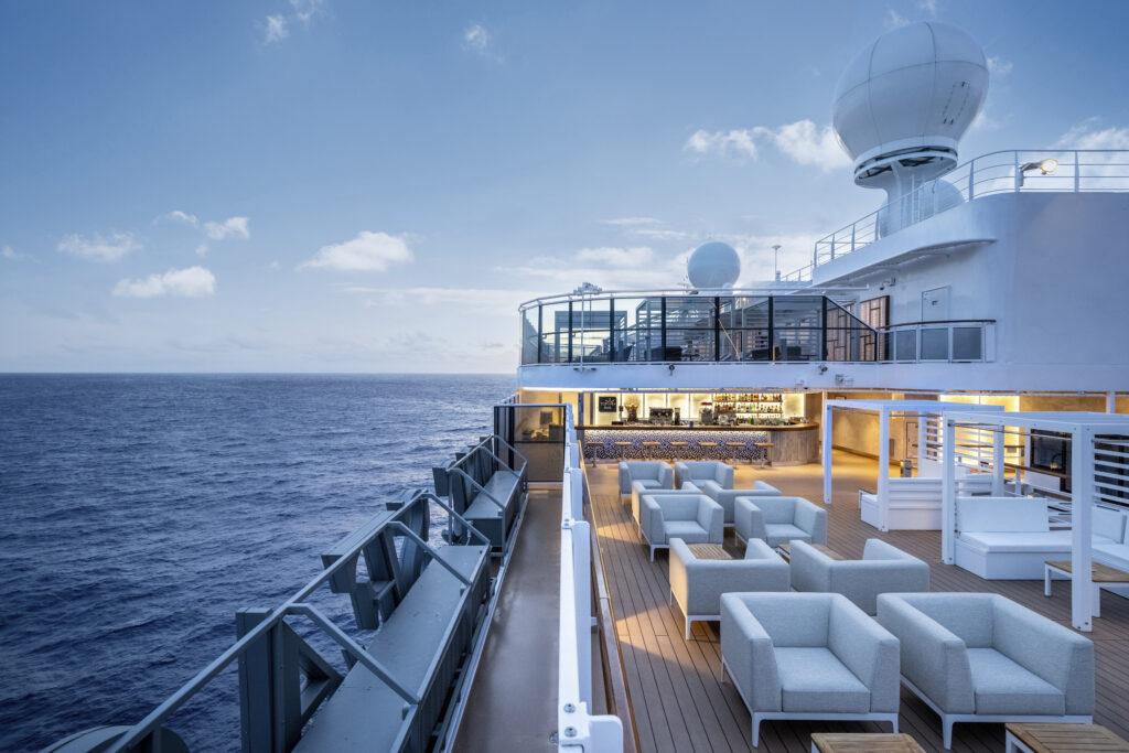 Deck of MSC Seascape