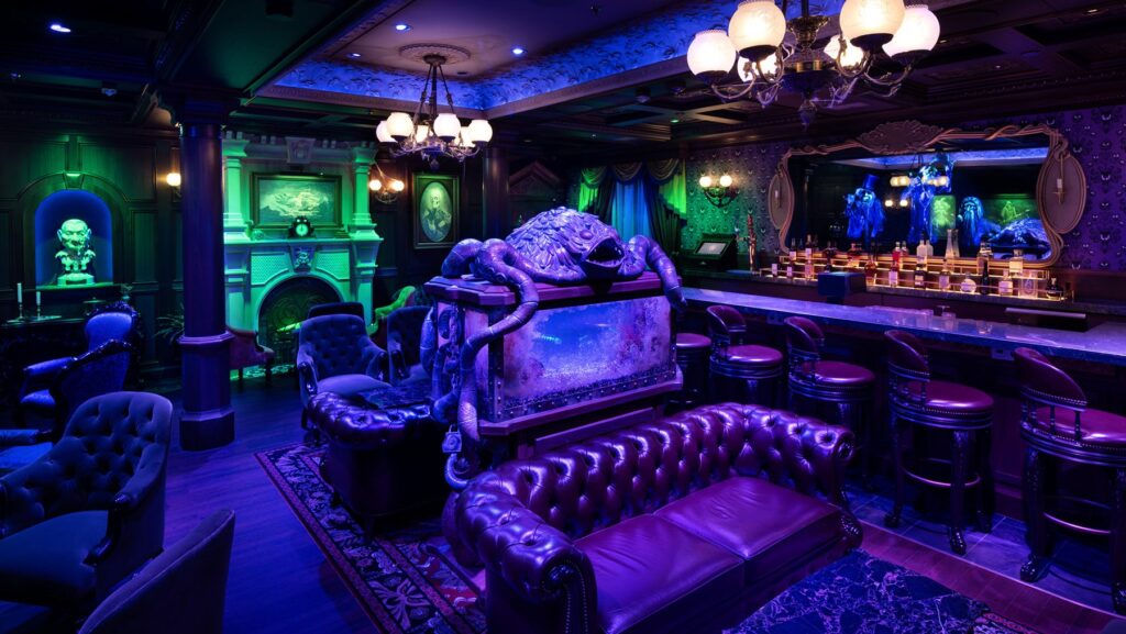 The Haunted Mansion Parlor introduces the next chapter of the Haunted Mansion saga (Photo: Kent Phillips)