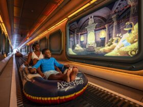 Disney Treasure's AquaMouse introduces an all-new storyline (Photo: Disney Cruise Line)