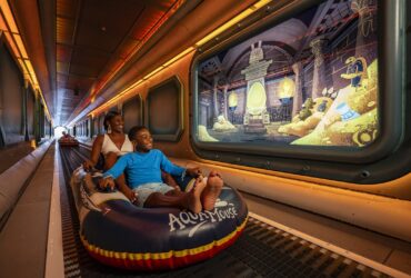 Disney Treasure's AquaMouse introduces an all-new storyline (Photo: Disney Cruise Line)