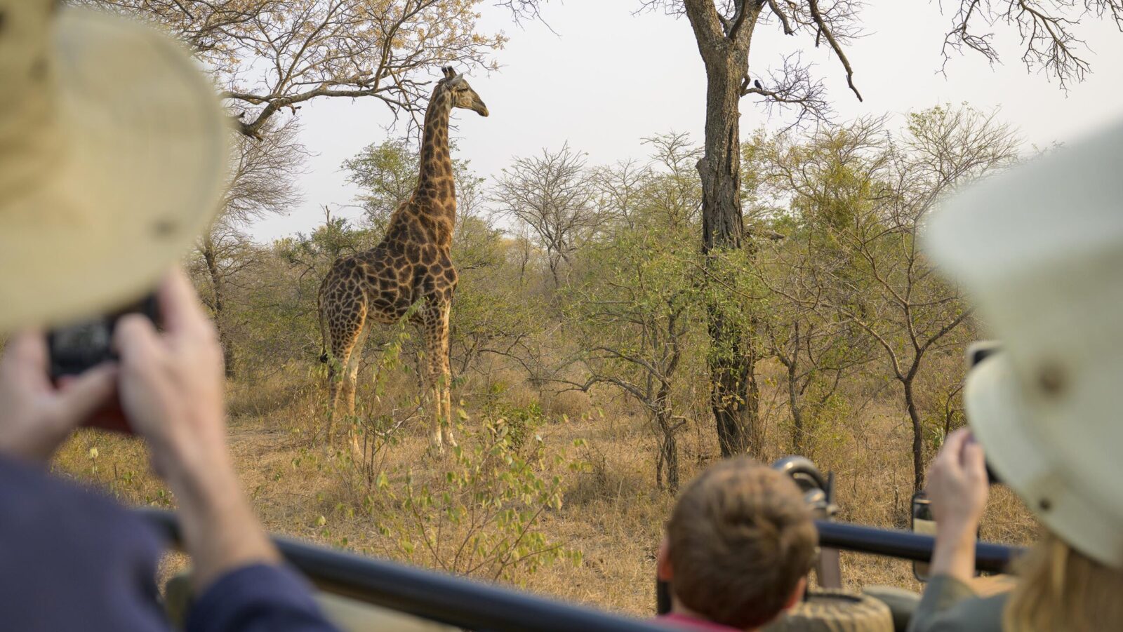 Family on a National Geographic Expedition safari group tour