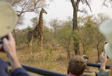 Family on a National Geographic Expedition safari group tour