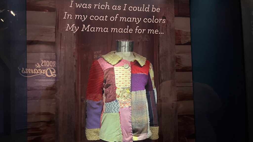 Museum piece at the Dolly Parton Experience at Dollywood