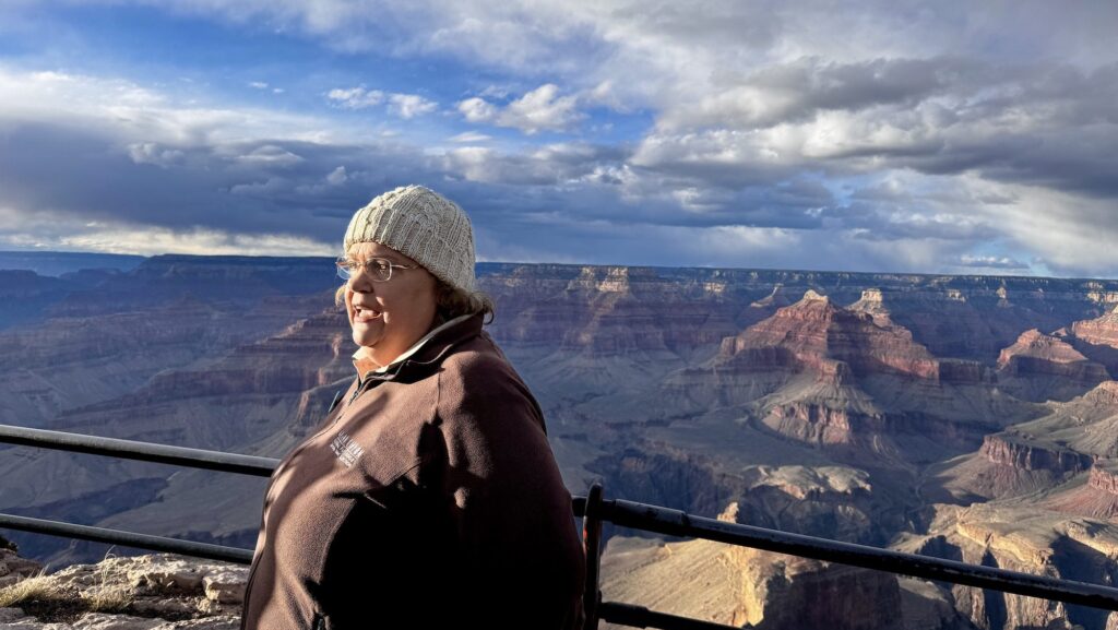 guide giving sunset tour at Grand Canyon National Park