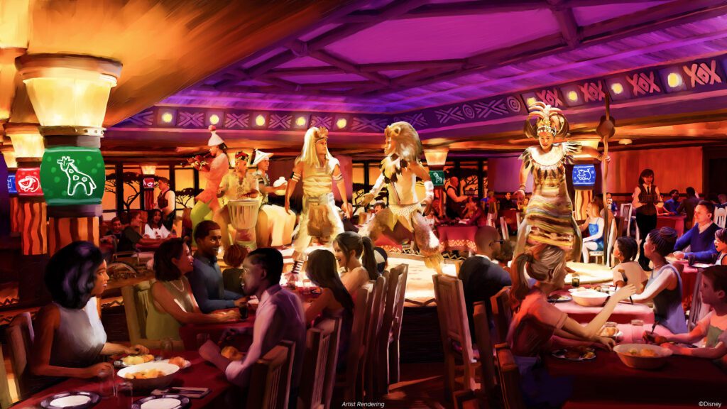 Pride Lands: Feast of the Lion King on Disney Destiny