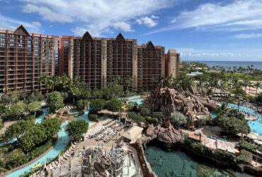 View of Aulani from the Eva tower