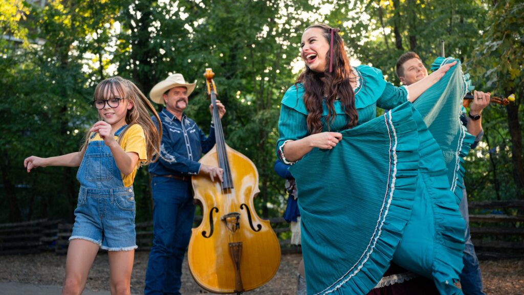 People dancing at Silver Dollar City