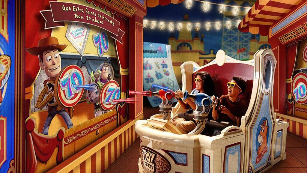 Toy Story Midway Mania at Disney California Adventure