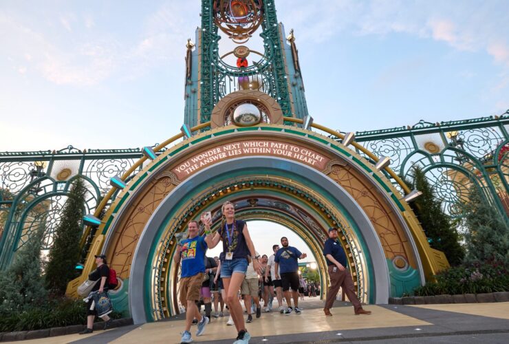 Entry portal into Epic Universe