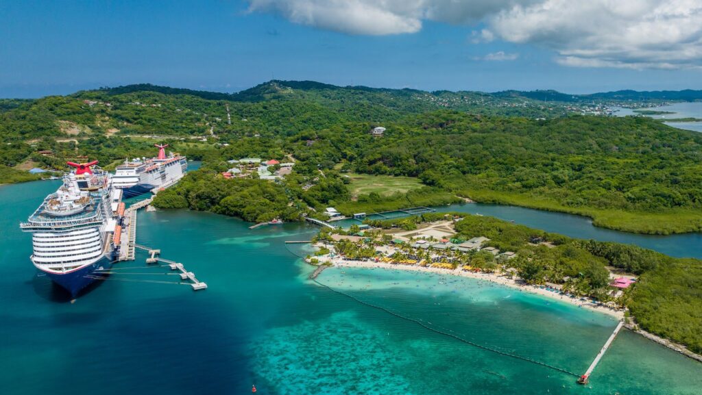 Mahogany Bay Exclusive Destination, Isla Roatan, Honduras on a Carnival Cruise Line ship