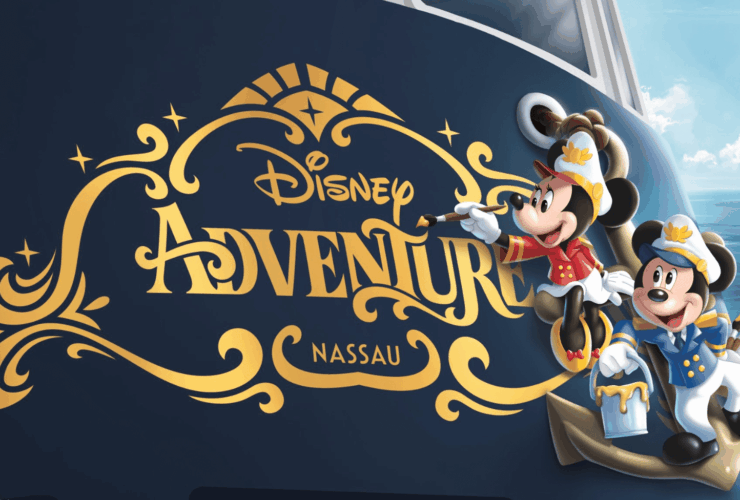 Artist rendering of the Disney Adventure stern characters