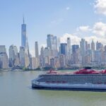 Virgin Voyages' Brilliant Lady sailing past New York City