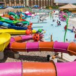 waterslides at Kalahari Resorts in the Pocono Mountains