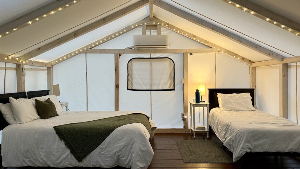Airydale Retreat glamping accommodation interior