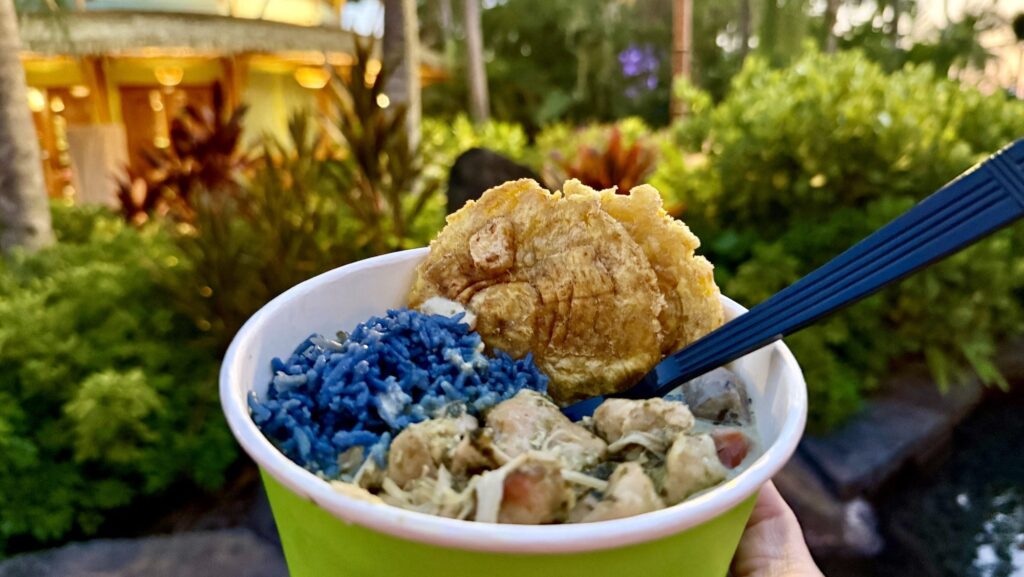 Chicken Curry at Volcano Bay Nights