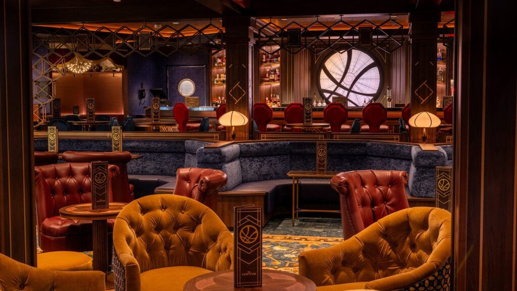 The Sanctum is Disney Cruise Line’s first lounge inspired by Doctor Strange (Photo: Disney)