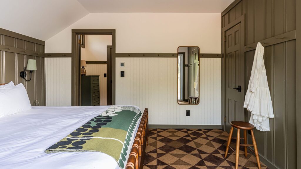 Bedroom at Hemlock Neversink