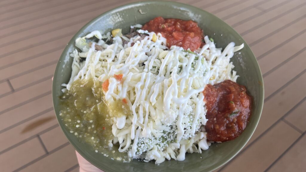 Donald's Cantina bowl on Disney Destiny