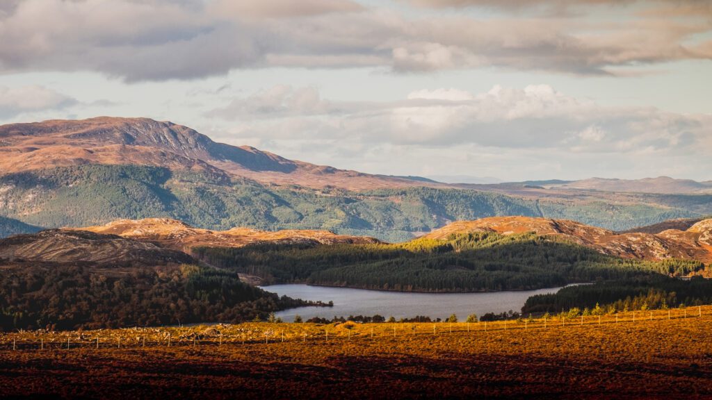 A Scottish landscape seen on a Rabbie's Outlander-focused tour