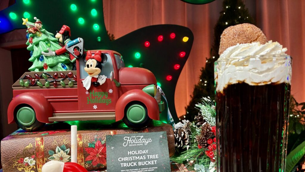 Holiday foods and merch at Disneyland