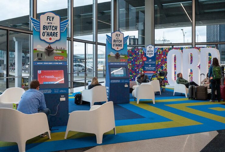 The Family Lounge at O'Hare Airport offers a designated space for kids to play (Photo: Chicago O'Hare Airport)