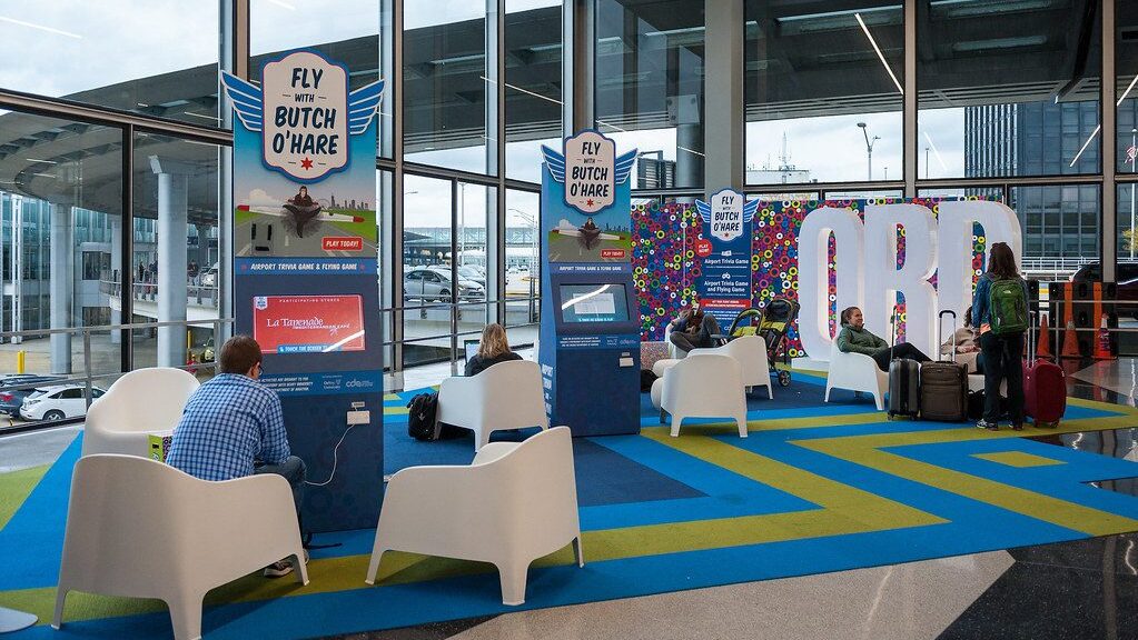 The Family Lounge at O'Hare Airport offers a designated space for kids to play (Photo: Chicago O'Hare Airport)