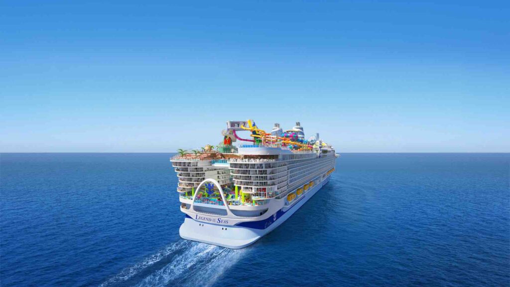 Artist rendering of Royal Caribbean's Legend of the Seas