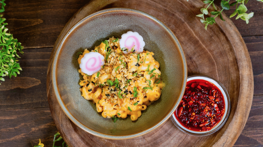 Ramen Mac & Cheese from the 2026 Disney California Adventure Food & Wine Festival
