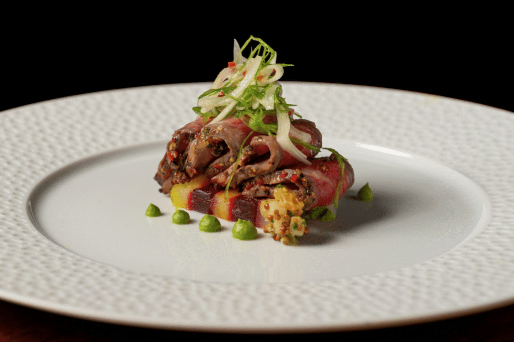 American Wagyu NY is served at Napa Rose at Disneyland Resort