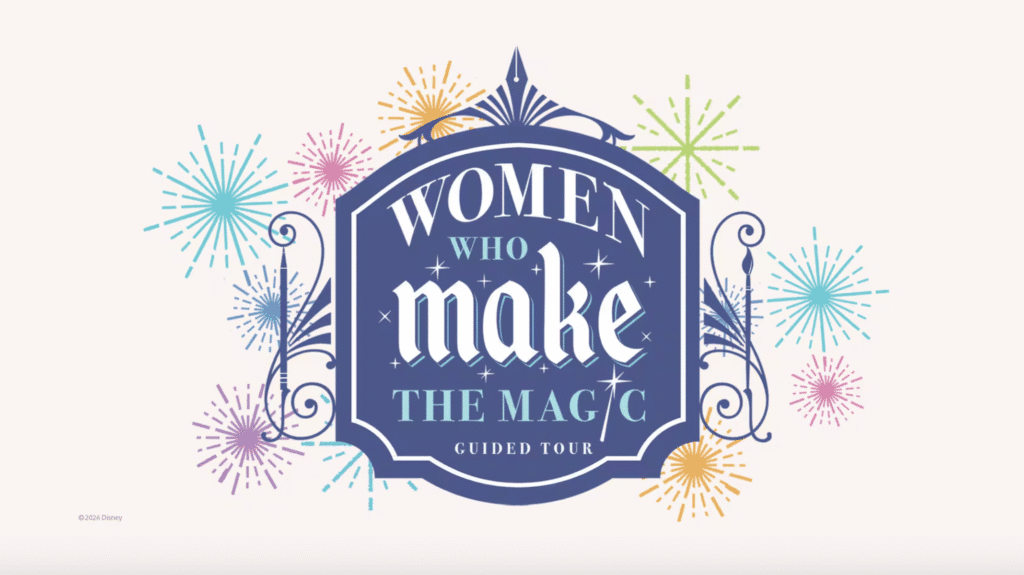 Disneyland "Women Who Make Miracles" tour logo