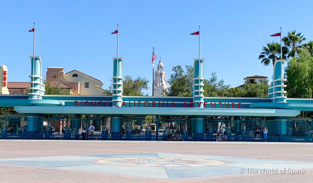 Main entrance to Disney California Adventure