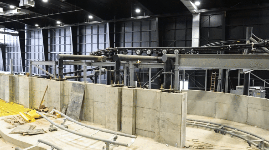 Construction at NightFlight Expedition in Dollywood