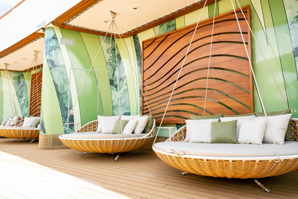 Rainforest Room at Senses Spa aboard the Disney Wish