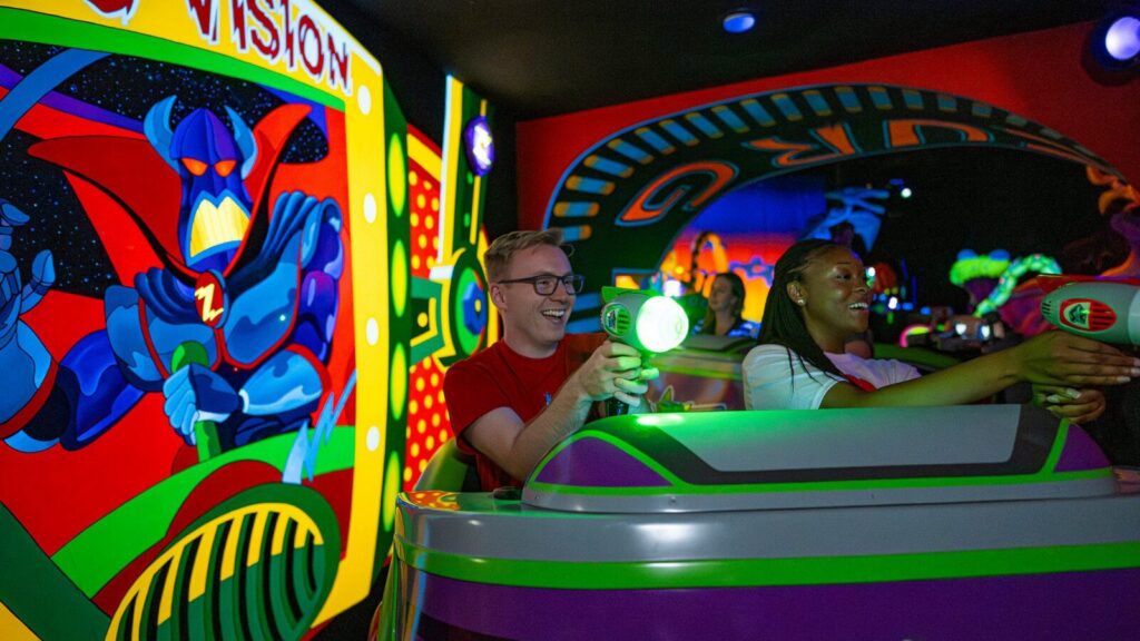 Buzz Lightyear's Space Ranger Spin at Walt Disney World