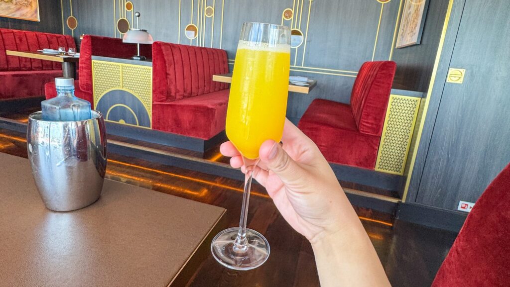 Mimosa at Palo on the Disney Wish